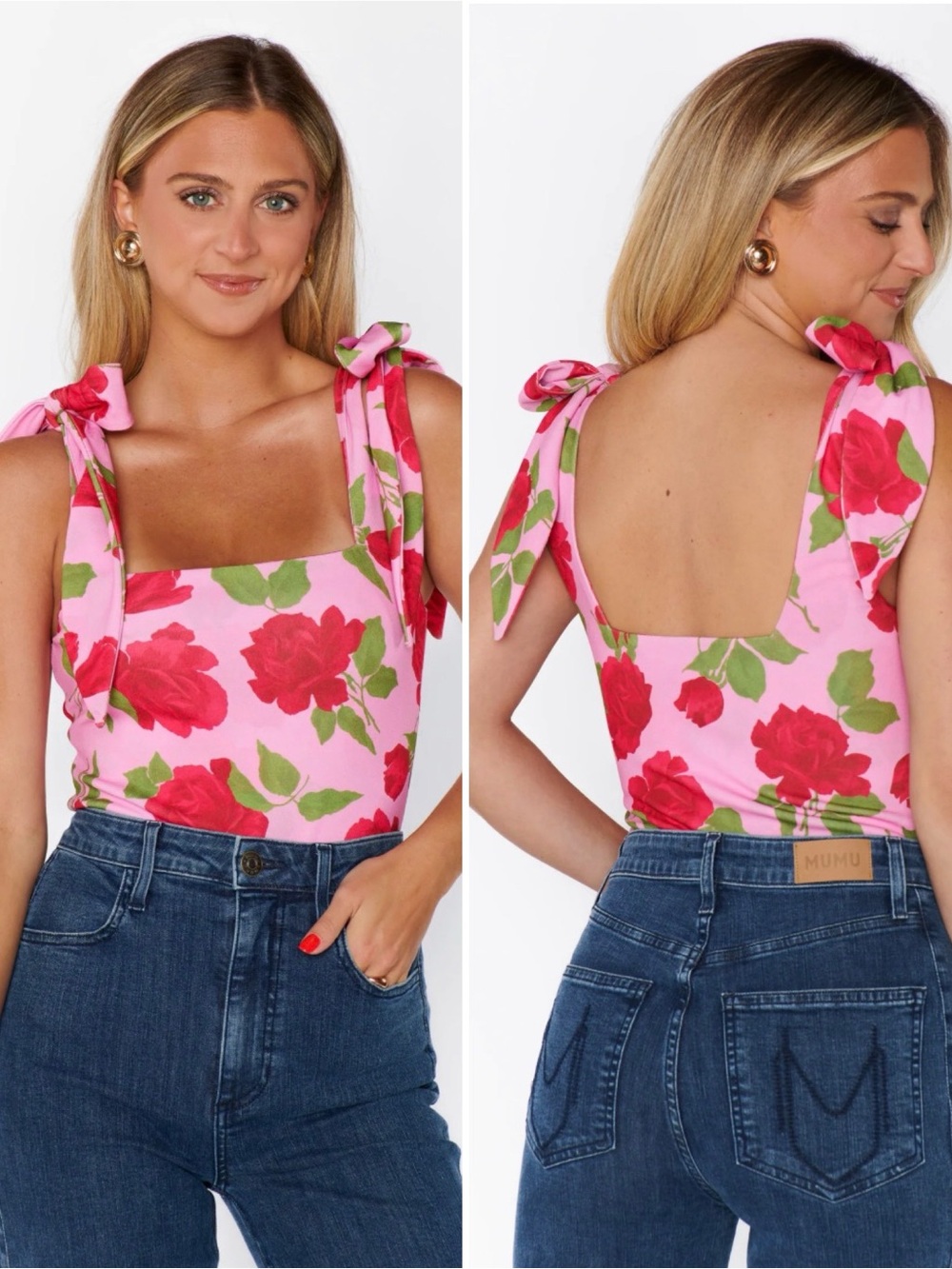 Show Me Your Mumu Gidget Bodysuit in Heart Throb Floral